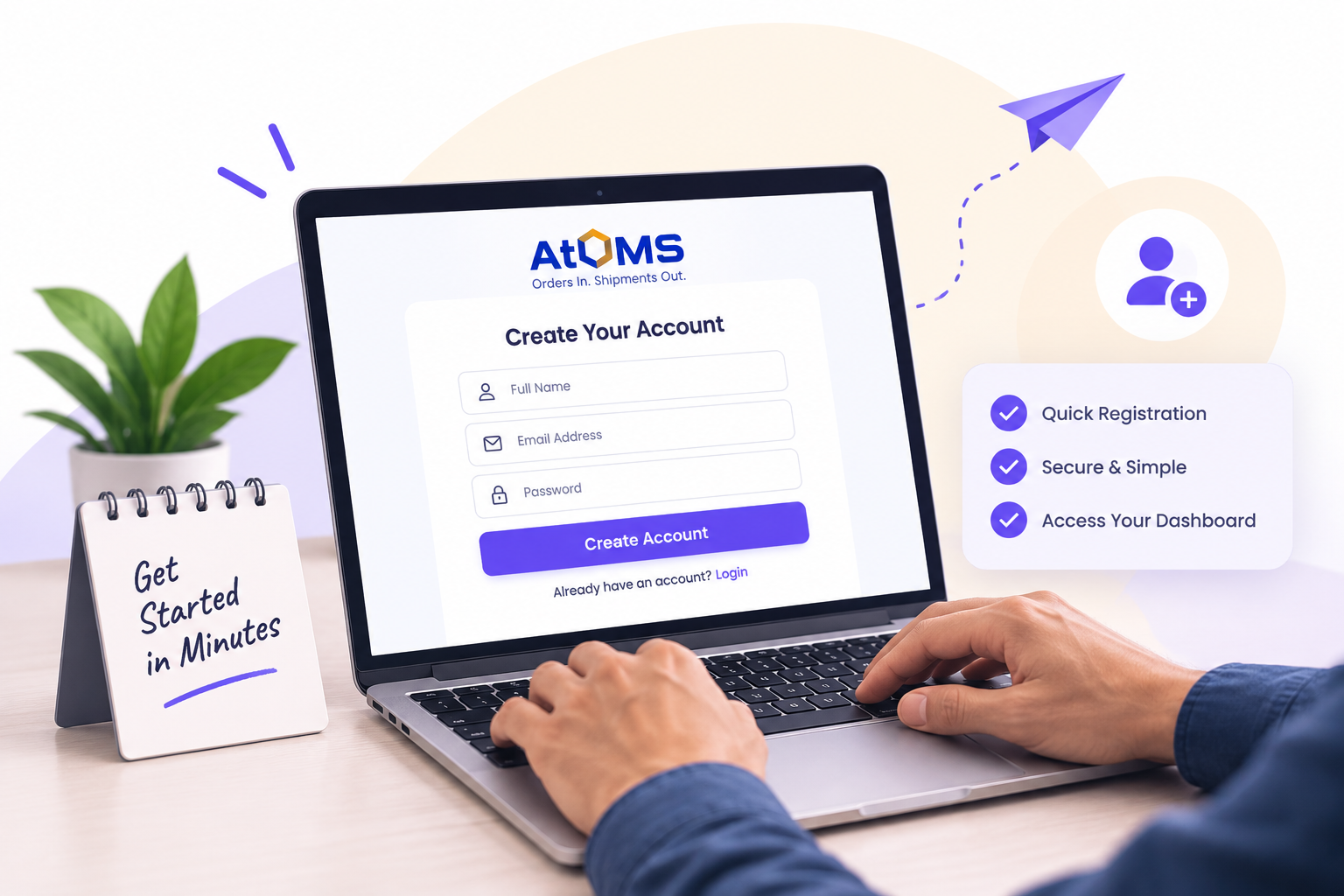 ATOMS - Create Account